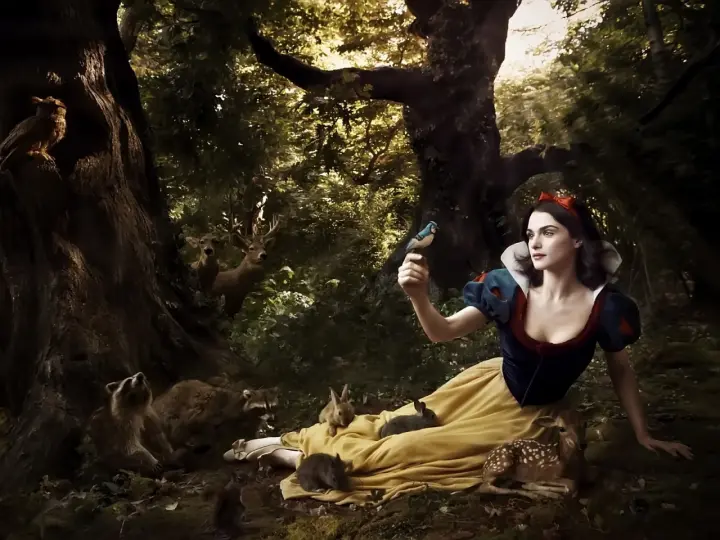 Princess in the Woods as a phone lock screen