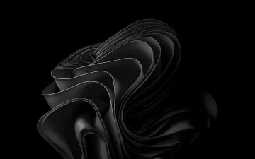 Dark Fluid Waves wallpaper