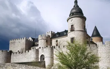 Medieval Stone Castle Fortress wallpaper