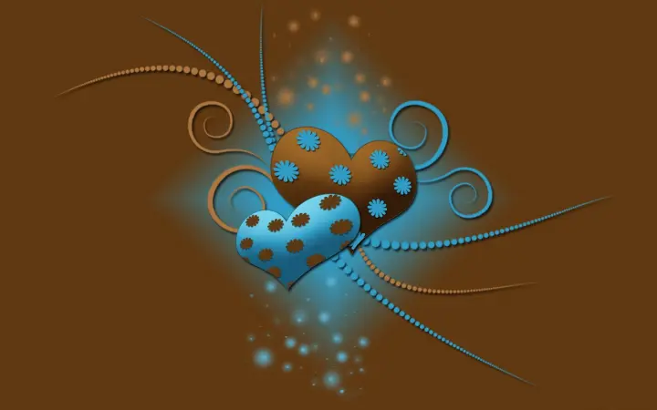 Hearts In Motion as a phone lock screen