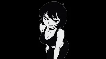 Sly Black and White wallpaper