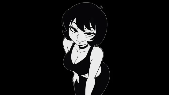 Sly Black and White as a phone lock screen