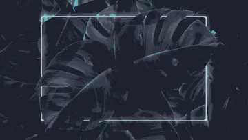 Neon Tropical Leaves wallpaper
