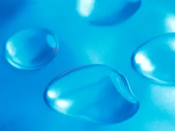 Blue Water Droplets wallpaper