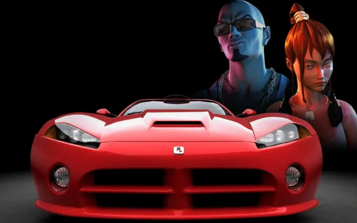 Red Street Racing as a phone lock screen