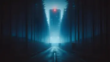 Tower in the Fog wallpaper