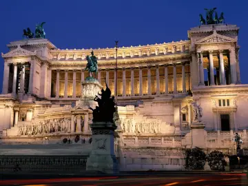 Roman Monument At Dusk wallpaper