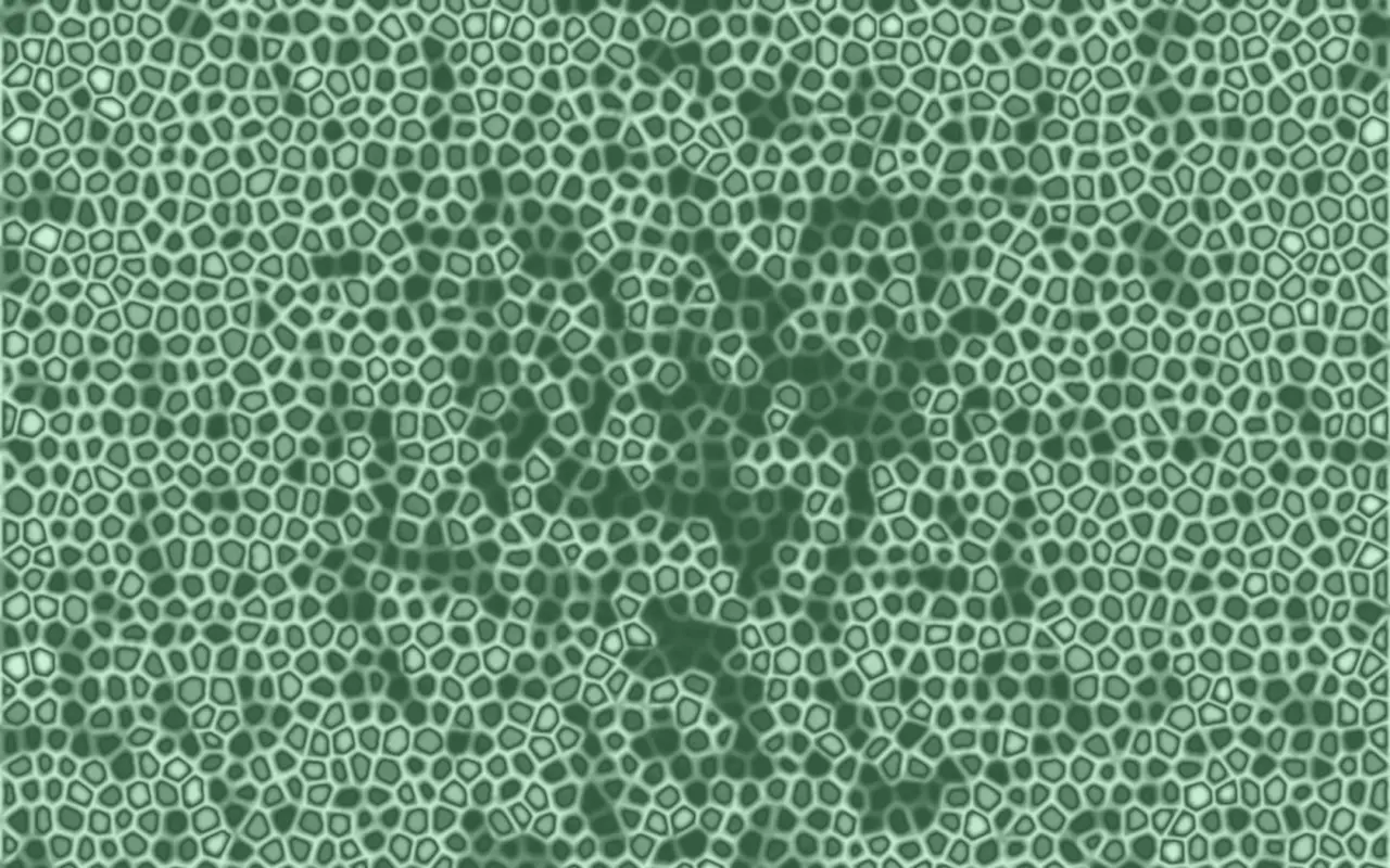 Dense Green Cellular Grid – green desktop wallpaper, 1680×1050