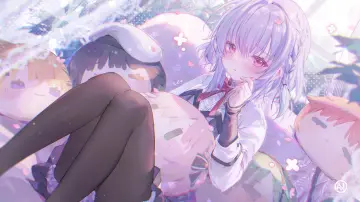 Soft Pink Anime Dreams wallpaper