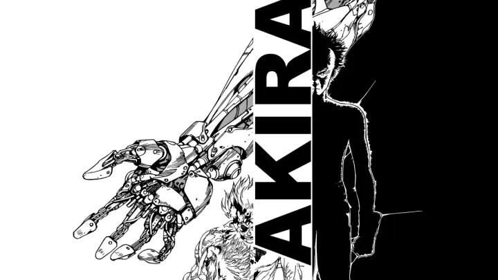 Monochrome Manga Split as a phone lock screen