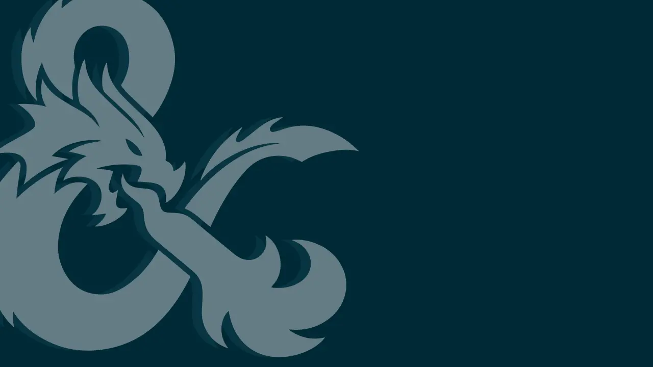 Dragon And Ampersand – grey desktop wallpaper, 7680×4320