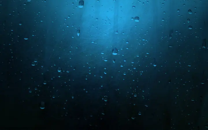 Raindrops on Glass as a phone lock screen