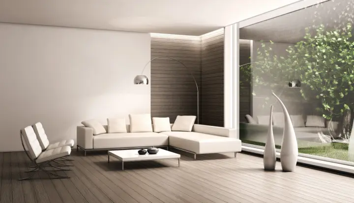 Modern Minimalist Living Room as a phone lock screen