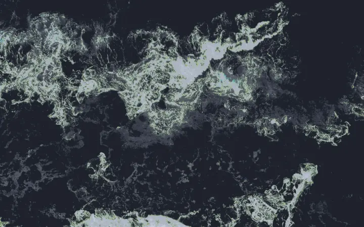 Cosmic Dust and Waves as a phone lock screen