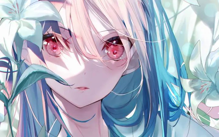 Gaze Among The Lilies as a phone lock screen