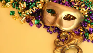 Golden Masquerade Celebration wallpaper
