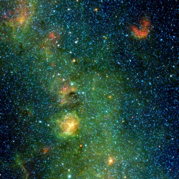 Storm of Stars in the Trifid Nebula wallpaper