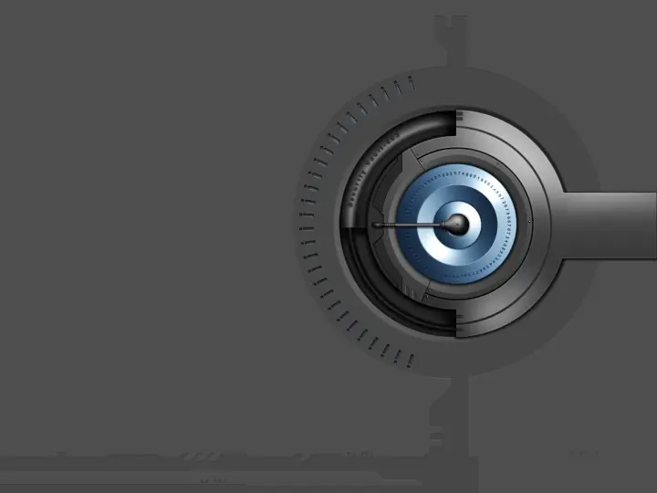 Mechanical Security Vault Dial as a phone lock screen