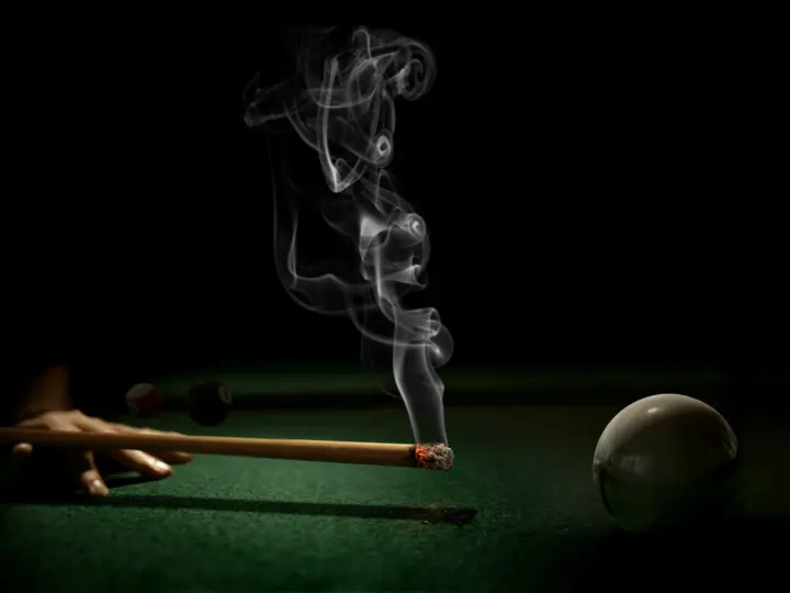 Smoke On The Pool Table as a phone lock screen