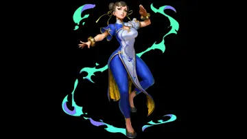 Blue Fighter Stance wallpaper