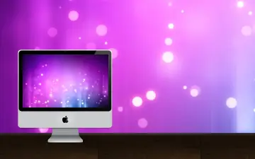 Purple Glow Display wallpaper