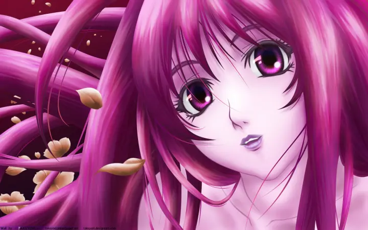 Gaze of Pink as a phone lock screen