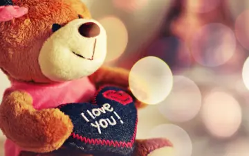 Cuddly Bear With Love wallpaper