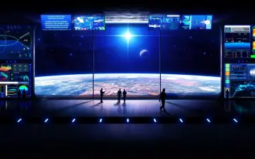 View From Space Station wallpaper