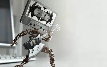 Cassette Tape Rocker wallpaper
