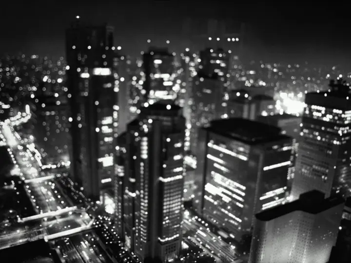 Midnight City Lights as a phone lock screen
