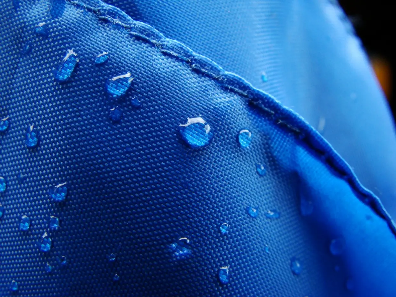 Rain Drops On Fabric – blue and purple desktop wallpaper, 1600×1200