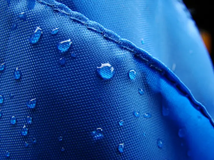 Rain Drops On Fabric as a phone lock screen