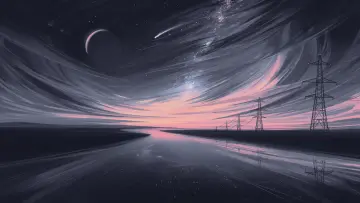 Silent Night Under Stars wallpaper