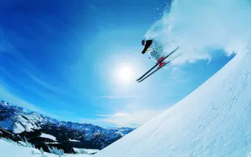 Leap Into The Blue wallpaper