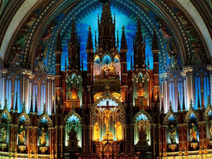 Gothic Altar of Light as a phone lock screen