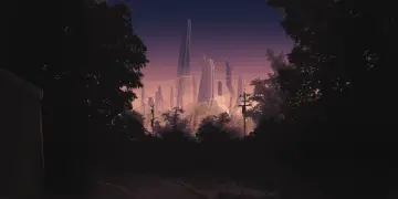 Towers Beyond The Trees wallpaper