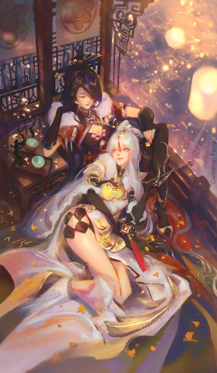 Lantern Festival Rest as a phone lock screen
