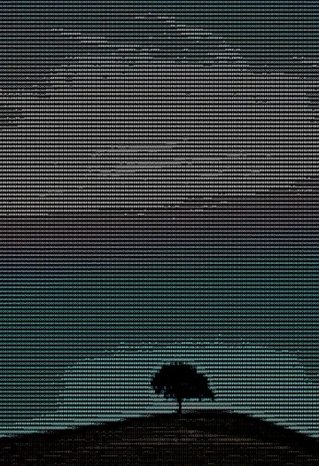 Digital ASCII wallpaper