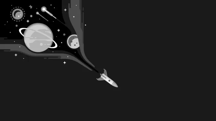 Journey Through Space as a phone lock screen