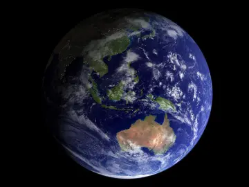 Blue Planet From Space wallpaper