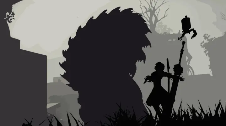 Silent Shadow Journey as a phone lock screen