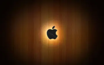 Wooden Apple Glow wallpaper