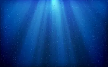 Sunlight Piercing Deep Blue Water wallpaper